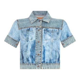 Diesel Camisa de mezclilla - Blouses & Shirts - Mujer - Azul - M