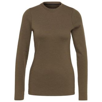 Stoic MerinoWarmTerry215 VindhemSt. Half Zip Merinounterw&auml;sche f&uuml;r Damen | braun