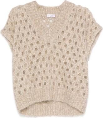 Brunello Cucinelli Gilet con scollo a V - Toni neutri