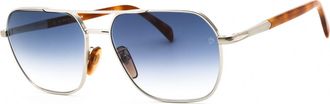 David Beckham DB 1128/G/S 0YL7 08 Silver/Havana/Blue Grey Gradient