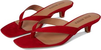 Steve Madden Tracie Womens Sandals Red Suede : 9.5 M