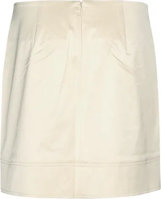 Toteme Womens Skirt Beige Crepe