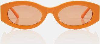 The Attico Berta oval sunglasses