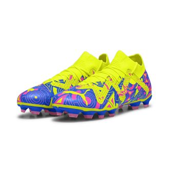 Puma Unisex Future Match Energy FG/AG Soccer Shoe, Ultra Blue-Yellow Alert-Luminous Pink, 8 UK