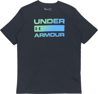 Under Armour Mens Under Armour Team Issue Wordmark Casual elastic Printing Short Sleeve Black 1329582-004