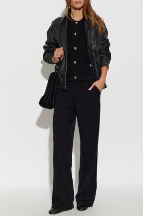 Zadig&Voltaire Loriand Leather Jacket, Womens, Black