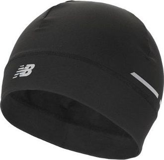 New Balance Unisexo Performance Skull Cap en Negro, Poli&eacute;ster, Talla OSZ