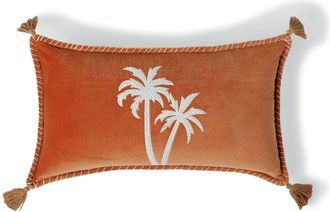 Febronie Coj&iacute;n algod&oacute;n tierra de siena 50x30