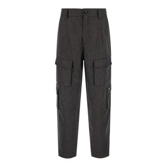 Brunello Cucinelli Pantalones Cargo - Trousers - Hombre - Gris - XL