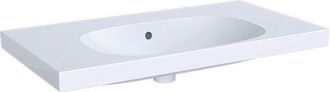 Keramag Keramag - Geberit Acanto Lavabo Con Repisa, Sin Agujero Para Grifo, Con