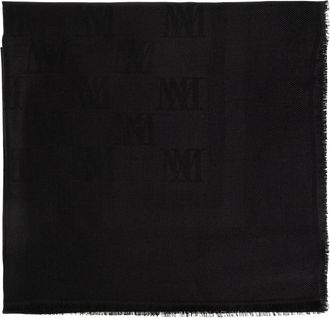 Max Mara Accessoires, Dames, Zwart, ONE Size, Wol, Gelato Sjaal