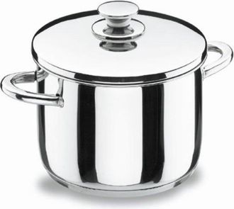 Lacor Olla Alta 22cm Con Tapa Fondo Difusor Inox Vitrocor