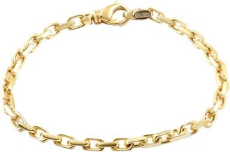 Pompeii3 Mens Link 14k Gold (33gram) or Platinum (53gram) 6.5mm Bracelet 8.5