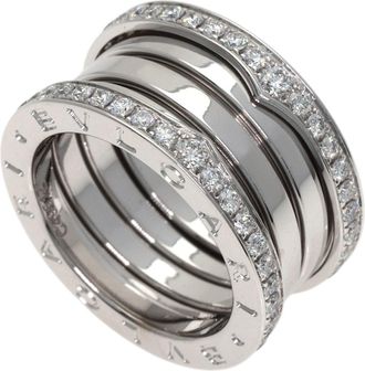 Bulgari White Gold (18K) Band Ring (Pre-Owned)