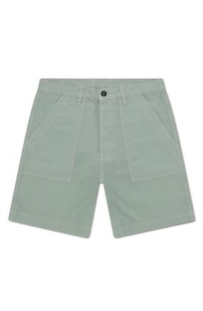 Fortela Rebel Cotton Pocket Bermuda in Aqua Green at Nordstrom, Size 36 Eu