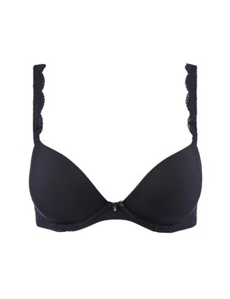 Aubade Womens Sweetessence Plunge Bra - Black Polyamide - Size 36D