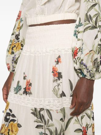 Alice & Olivia Stevie Skirt - Ivory