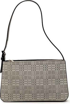Burberry Pre-owned Burberry Tonal Check Canvas Shoulder Bag Ladies F5IA5LDU1T001HRY