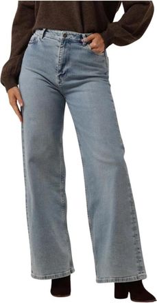 By-Bar Amsterdam Lina MJ Pant - Dames - Loose Fit Jeans - Blauw - S - Katoen - Jeans
