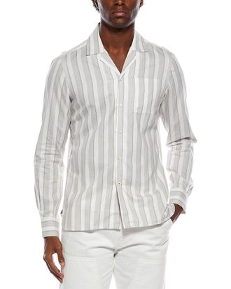 Isaia Silk-Blend Shirt