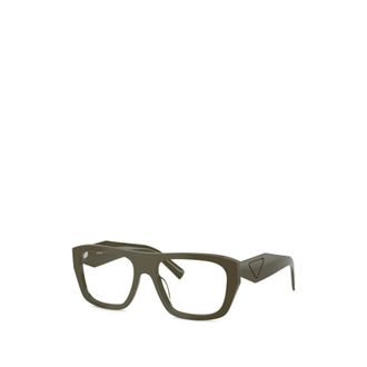 Prada Optical Frame - female - Prada - Glasses - Green - 52 MM - Accessories