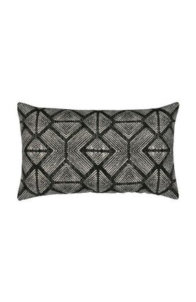 Elaine Smith Bakuba Indoor & Outdoor Woven Accent Pillow in Ebony at Nordstrom, Size 12X20