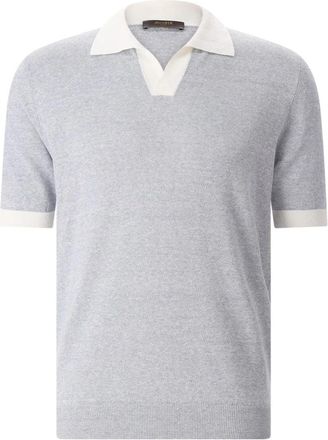 Moorer Jethro Polo Shirt - Heren - Polos - Grijs - 3XL - Katoen - Tops