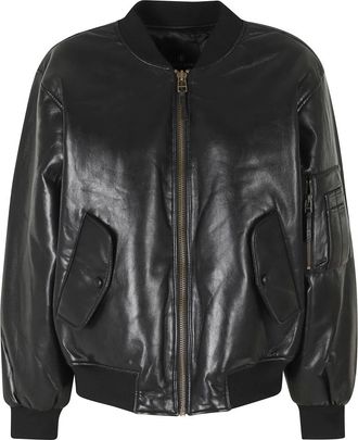 Anine Bing Leon Bomber - Jackets - Mujer - Negro - S