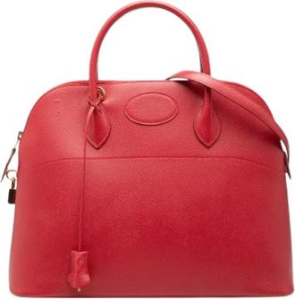 Herm&egrave;s Pre-owned Bolide 37 - - Pre-owned - Donna - Rosso - ONE SIZE