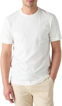 Robert Talbott Stretch Jersey Dean Tee in Classic White at Nordstrom, Size Xxx-Large