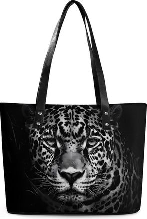 Generic African-Leopard Tote Bags for Women Cute Shoulder Purses Handbags