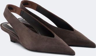 Toteme Suede wedges