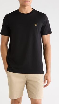 Brooks Brothers Crewneck Short Sleeve T-Shirt in Black at Nordstrom Rack, Size Xx-Large