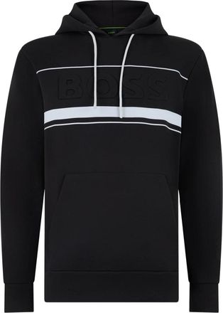 HUGO BOSS Soody Zone Hoodie - Heren - Hoodies - Zwart - XL - Katoen - Hoodies & sweatvesten
