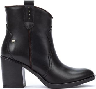 Pikolinos Rioja Enkellaars - Dames - Laarzen met Hak - Zwart - 41 EU - Leer - Schoenen