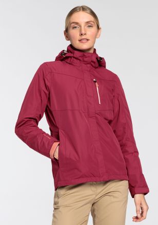 Killtec Regenjacke KILLTEC, Damen, Gr. 44, rosa (dunkelros&eacute;), Popeline, Obermaterial: 100% Polyester. Futter: 100% Polyester, unifarben, mit verstellbarem Kle