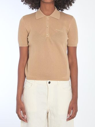 Moncler Polo Shirt With Embroidered Logo