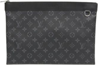 Louis Vuitton Pre-owned Pochette Discovery M62291 - Heren - Vintage Clutch - Zwart - ONE Size - Leer - Vintage