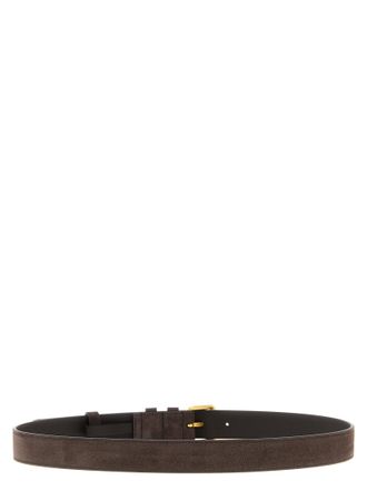 Valentino Garavani Womens Brown Cowhide Belt