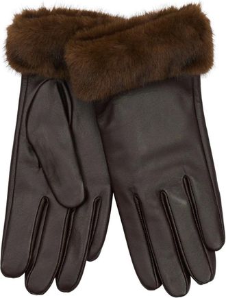 BTF-CPH Guanti in pelle - - Accessories - Donna - Marrone - M