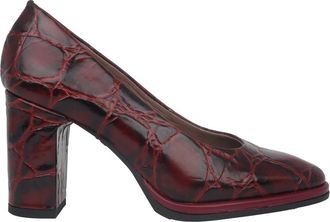 Wonders Denis Rode Damesschoen - Dames - Pumps - Rood - 38 EU - Leer - Schoenen