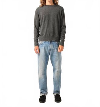 Corridor Cashmere Crewneck Sweater In Charcoal