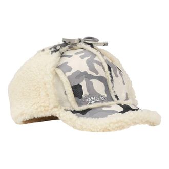 SUPREME FW25 Shearling Lined Earflap Cap Snow Camo SUP-FW25-1100-SNOW
