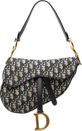 Dior Pre-owned Dior Oblique Canvas Saddle Bag Ladies WHR0BKU8E7D860X0