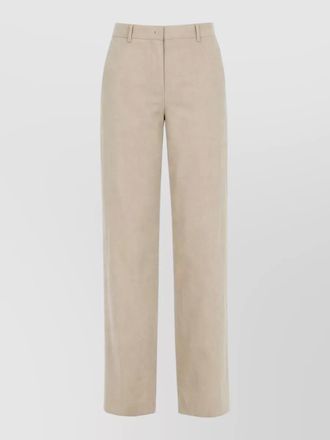 Paul Smith linen tailoring trousers straight wide leg