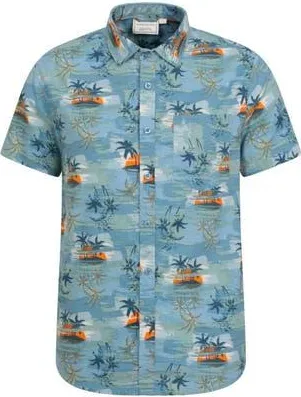 Mountain Warehouse Tropical Shirt in Bright Blue at Nordstrom, Size Xxx-Large