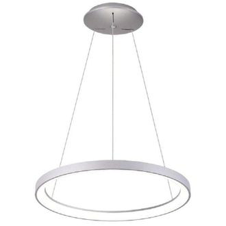 Trade Shop Trade Shop Traesio - Trade Shop - Pendien Led 60 Watt Cct Lampada Sospension Circolare 78cm Luci 230v - Plata