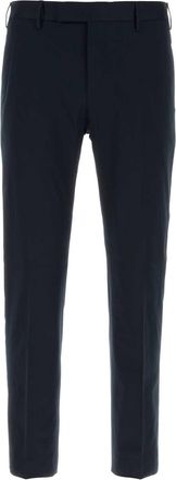 Pantaloni Torino Navy Blue Stretch Cotton Pant