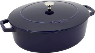 Staub Cast Iron 6.25-qt Shallow Oval Dutch Oven