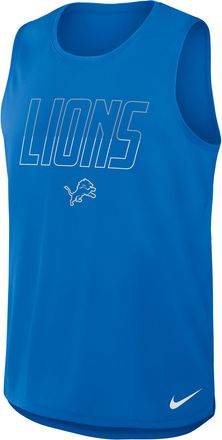 Nike Detroit Lions Nike Mens Dri-FIT NFL Tank Top in Blue | 045R45A9J-YPB